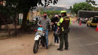 Operativo policía de Tránsito Bucaramanga
