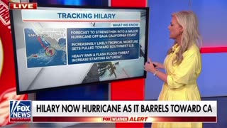 Hurricane Hilary barrels towards California