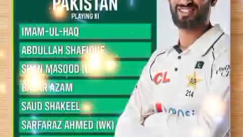 Pakistan Xl for today's Cricket Match