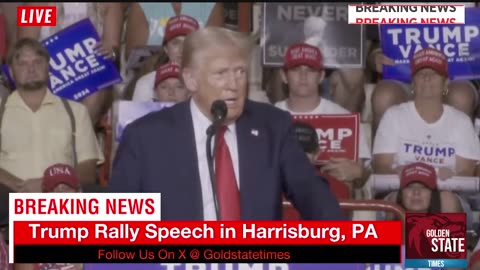 GST: EXPLOSIVE: Trump's OFF SCRIPT Speech in Pennsylvania will SHOCK You!
