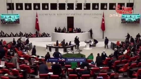 Turkish MP Hasan Bismet collapsed right after threatening Israel in parliament and died in hospital