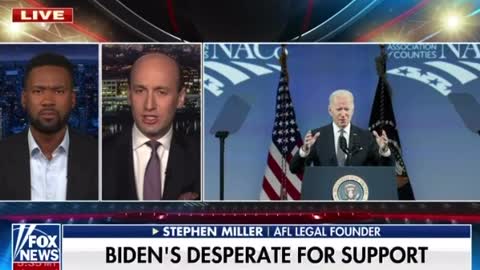 Stephen Miller: Biden is too ADULT, too OLD, too DETERIORATED, too CONFUSED to overrule the Marxist