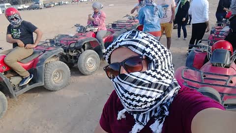 Tourist Records His Safari Trip In Dahab Desert