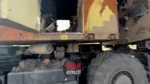 Ukraine War - Destroyed command post S-300 APU