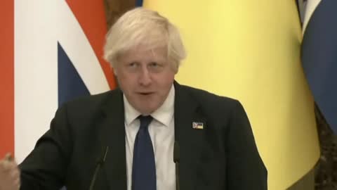 Johnson says it is "absolutely vital" for British taxpayers to support "freedom in Ukraine"