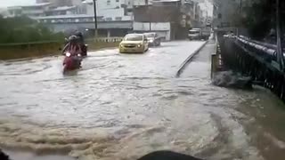 Fuertes lluvias prenden las alarmas en el sur de Santander