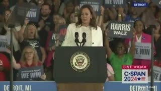 "I'M SPEAKING!": Kamala Snaps After Getting Heckled At Rally