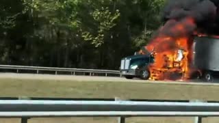 Big Rig Burning