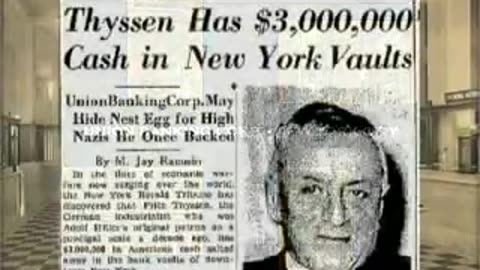 J.D. Rockefeller's Standard Oil Company in the U.S sold oil to Nazi's