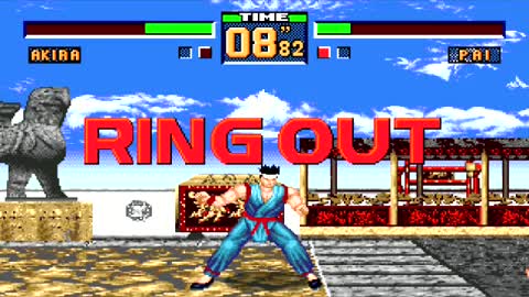 Virtua Fighter 2 para Mega Drive - jogando pela 1ªvez