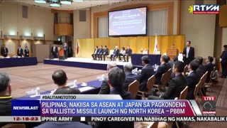 Pilipinas, nakiisa sa ASEAN at Japan sa pagkondena sa ballistic missile launch