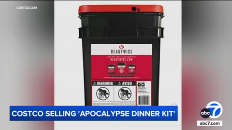 Costco selling apocalypse-ready food buckets: 150 servings with 25-year shelf life 👀 | ABC7
