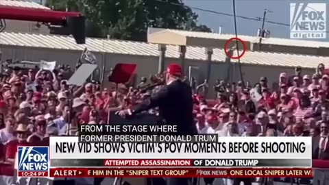 Video appears to show Thomas Crooks get shot before Shots Rang Out and while Trump was still Talking
