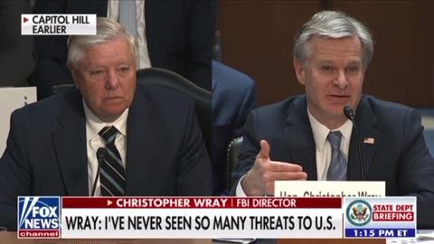 Wray fear mongering to distract from the spanking he’s taken today..