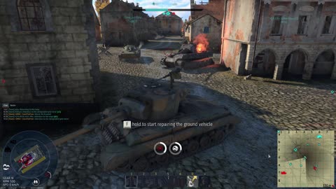 BABY PERSHING WAR THUNDER T25 GAMEPLAY