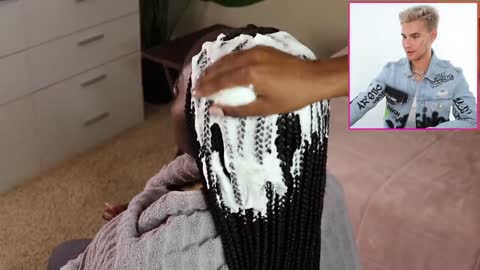 HAIRDRESSER REACTS TO BOX BRAIDING VIDEOS!!!