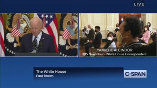 Reporter Asks ABSURD Question During Biden's First Press Conference