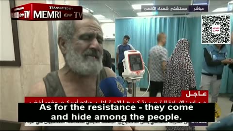 Al-Jazeera Quickly Cuts Off Interview in Gaza Hospital When Palestinian Patient Blames Hamas