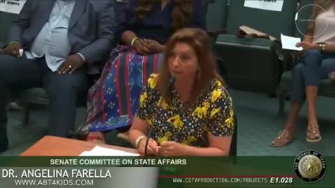 Dr. Angelina Farella - Texas Senate Hearing - Nederlands ondertiteld