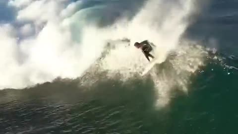 The most beautiful surfing on the beaches of Australia