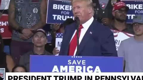 President Trump @ PA Rally: FBI Hypocrisy with HRC