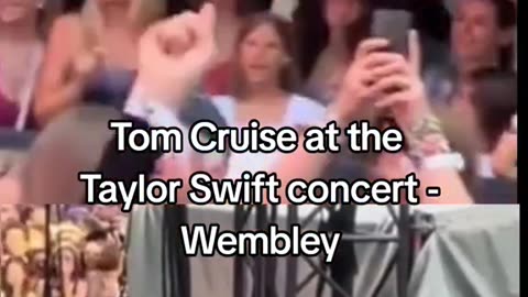 Tom Cruise At The Taylor Swift Concert - Wembley