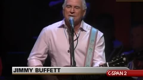 Jimmy Buffett Sings Son of a Sailor at Walter Cronkite Funeral in 2009