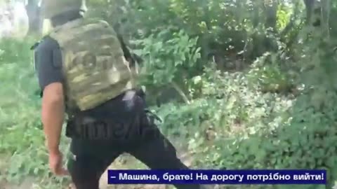 Russian drone hits military policemans vehicle and cam captures everything