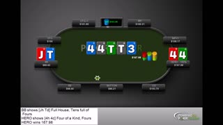 Holdem Poker Quads (four of a kind)!