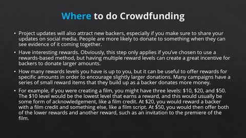 Crowdfunding