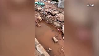 Aftermath of floods in Libya's Al Bayda city