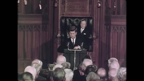 President John F. Kennedy Gives A Speech In Ottawa: A Warning