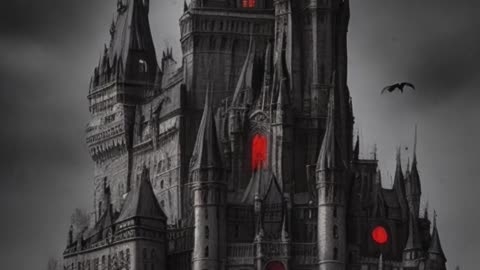 Dark Haunted Castle | Gothic Castle | Eerie Atmosphere | Creepy | Dark Art | Digital Art | AI Art