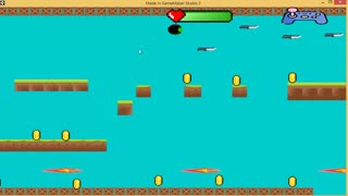 playing my own platform Game made with GameMaker studio2