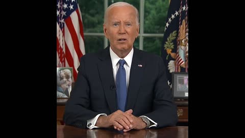 Biden Addresses the Nation from the Oval Office 7/24/2024