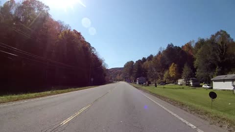 Fall Colors on US 421 Toward Boone