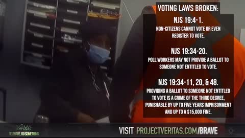 Project Veritas Exposes More Election Fraud in New Jersey 2021 Election