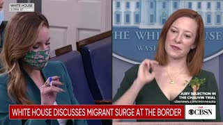 Reporter Grills Psaki About Border Crisis—She Blames Trump
