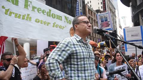 Dr. Larry Palevsky - NY Freedom Rally - Times Square - September 18, 2021