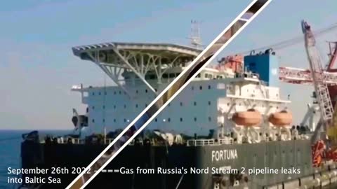 Russia's Nord Stream | Gas from Russia's Nord Stream 2 pipeline leaks into Baltic Sea