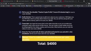 PLR Passive Crypto Profits Review |How To Earn Passive Income With Cryptocurrency (2021)