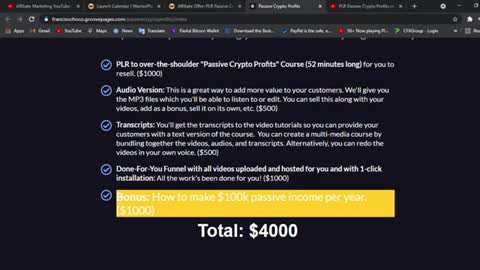 PLR Passive Crypto Profits Review |How To Earn Passive Income With Cryptocurrency (2021)