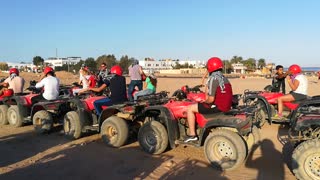 Motorcycle Race In Safari Dahab
