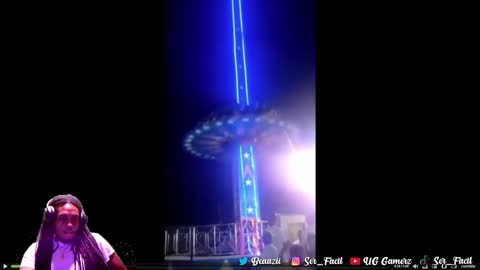 Swing breaks mid-air at fair, crashes down; several injured? REACTION!!
