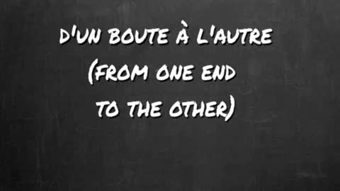 Louisiana French - using the word "bout(e)"