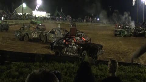 Mini car Carroll county kentucky Demolition derby 5/12/12