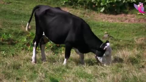COW VIDEO 🐮🐄🐄 COWS MOOING AND GRAZING IN A FIELD 🐄🐮