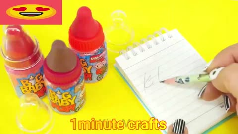 BACK TO SCHOOL SUPPLIES - Cute Hacks ! 1-minute crafts !