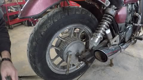 700 Shadow Tire Leak Fix