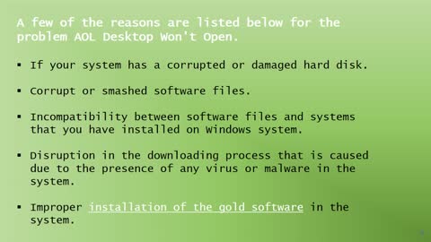 AOL Desktop Gold Won’t Open - Quick Fix